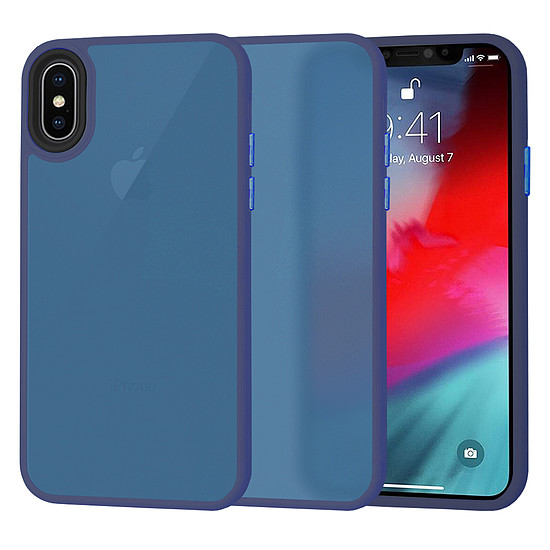 Techsuit - HaloFrost Series - iPhone X / iPhone XS - Deep Blue (KF2327204)