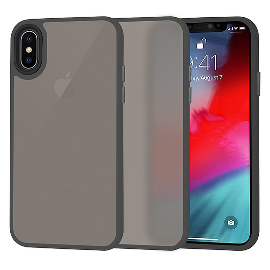 Techsuit - HaloFrost Series - iPhone X / iPhone XS - Fekete (KF2324462)