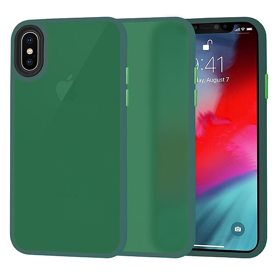 Techsuit - HaloFrost Series - iPhone X / iPhone XS - Midnight Green (KF2324465)