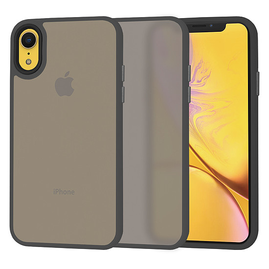 Techsuit - HaloFrost Series - iPhone XR - Fekete (KF2324455)