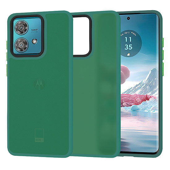 Techsuit - HaloFrost Series - Motorola Edge 40 Neo - Midnight Green (KF2326285)