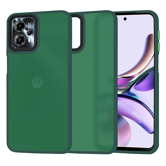 Techsuit - HaloFrost Series - Motorola Moto G13 / G23 - Midnight Green (KF2326271)