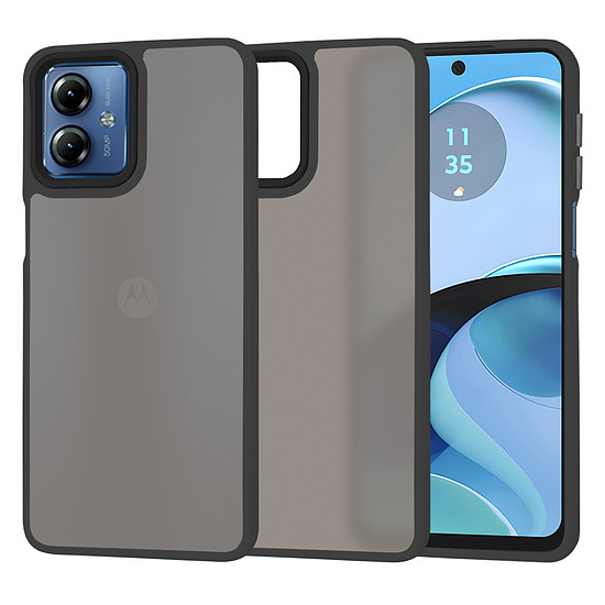 Techsuit - HaloFrost Series - Motorola Moto G14 - Fekete (KF2326275)