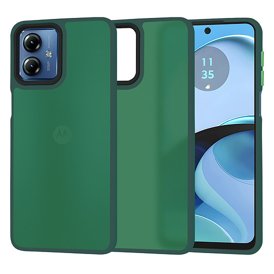 Techsuit - HaloFrost Series - Motorola Moto G14 - Midnight Green (KF2326278)