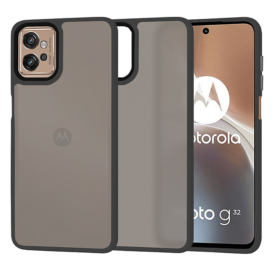 Techsuit - HaloFrost Series - Motorola Moto G32 - Fekete (KF2326240)