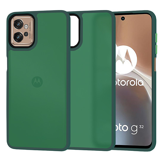 Techsuit - HaloFrost Series - Motorola Moto G32 - Midnight Green (KF2326243)