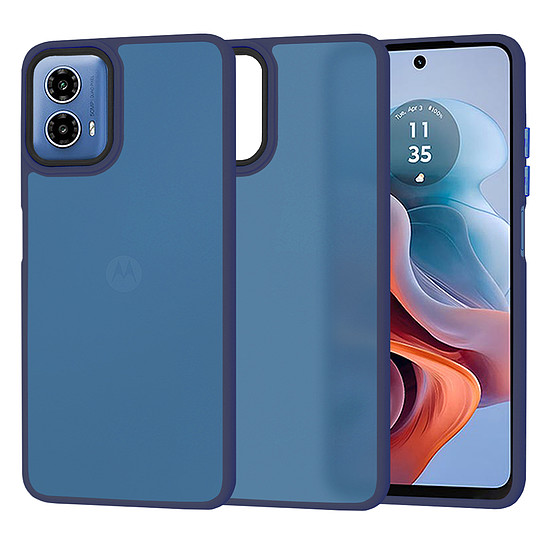 Techsuit - HaloFrost Series - Motorola Moto G34 / Moto G45 - Deep Blue (KF2327189)