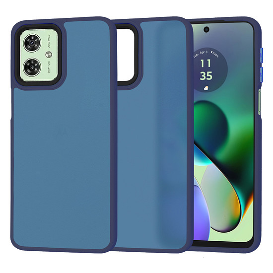 Techsuit - HaloFrost Series - Motorola Moto G54 - Deep Blue (KF2327183)