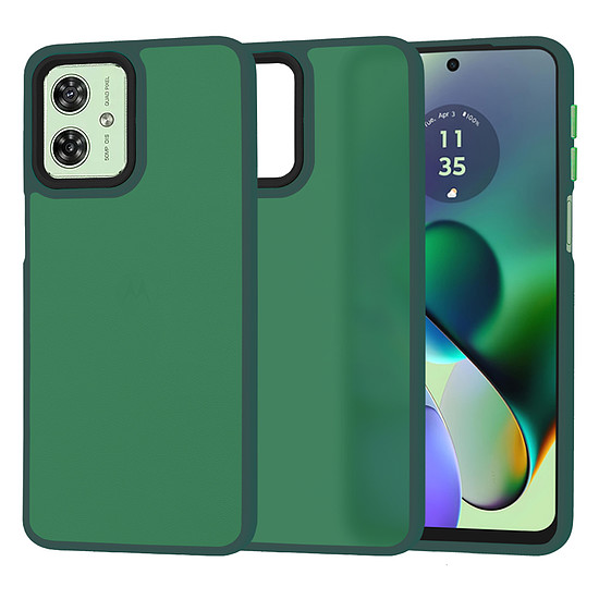 Techsuit - HaloFrost Series - Motorola Moto G54 - Midnight Green (KF2326292)