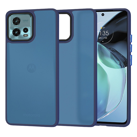 Techsuit - HaloFrost Series - Motorola Moto G72 - Deep Blue (KF2327171)