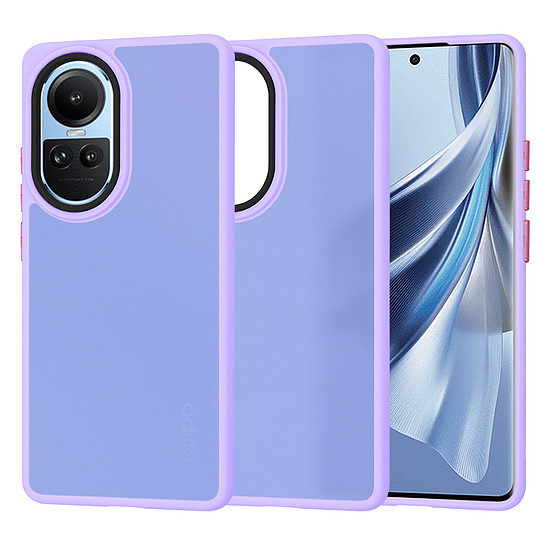 Techsuit - HaloFrost Series - Oppo Reno10 / Reno10 Pro - Világos lila (KF2325649)