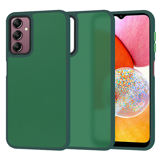 Techsuit - HaloFrost Series - Samsung Galaxy A14 4G / A14 5G - Midnight Green (KF2324843)