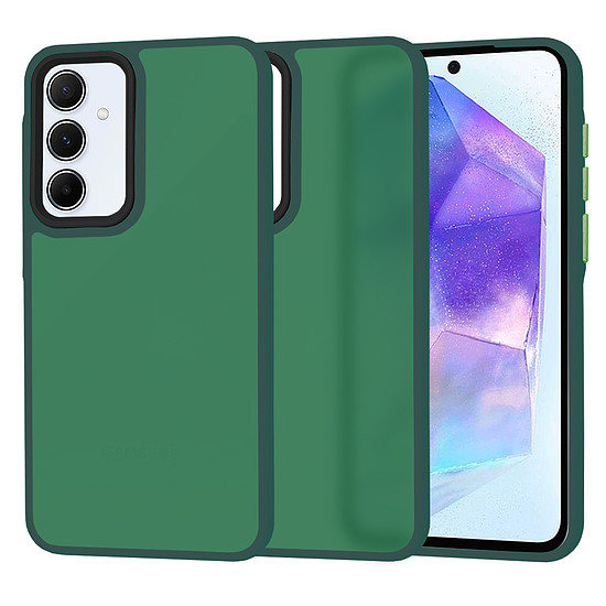 Techsuit - HaloFrost Series - Samsung Galaxy A55 5G - Midnight Green (KF2325542)