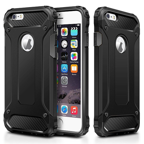 Techsuit - Hibrid Armor - iPhone 6 Plus / 6s Plus - Fekete (KF231180)