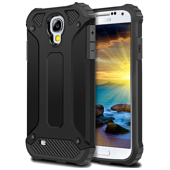 Techsuit - Hibrid Armor - Samsung Galaxy S4 i9500 - Fekete (KF231203)