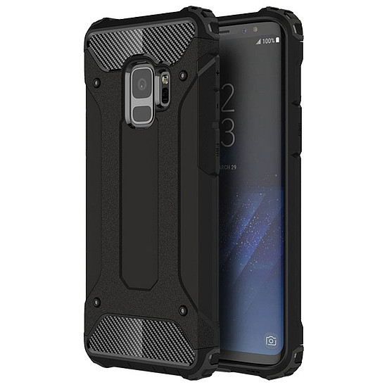 Techsuit - Hibrid Armor - Samsung Galaxy S9 - Fekete (KF231208)