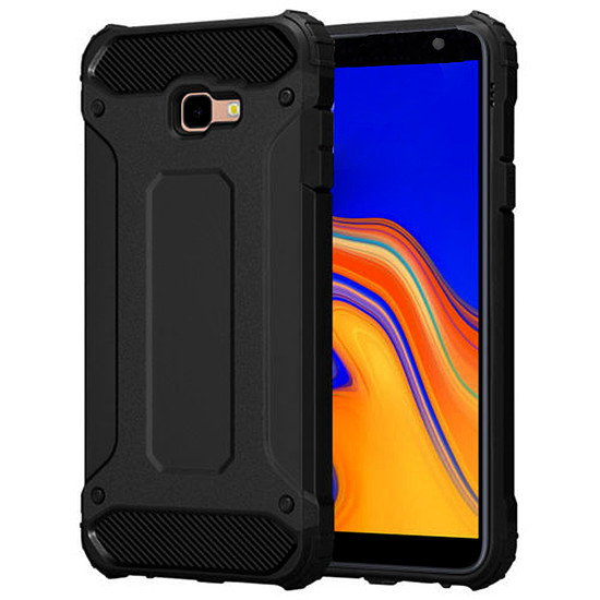 Techsuit - hibrid páncél - Samsung Galaxy J4 Plus - fekete (KF231194)