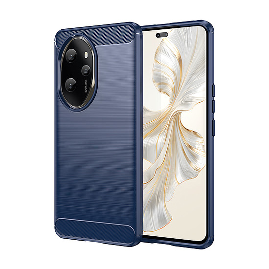 Techsuit - karbon szilikon - Honor 100 Pro - kék (KF2328020)