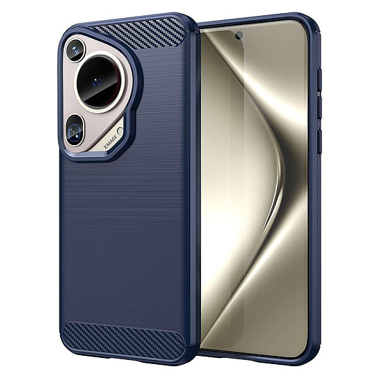 Techsuit - karbon szilikon - Huawei Pura 70 Ultra - kék (KF2328130)