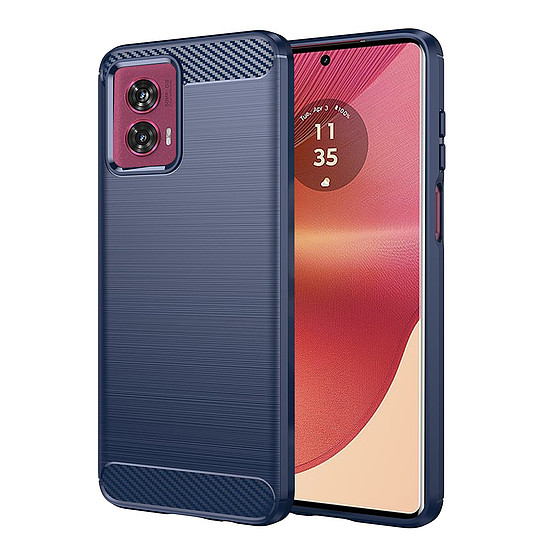 Techsuit - karbon szilikon - Motorola Edge 50 Fusion - kék (KF2328184)