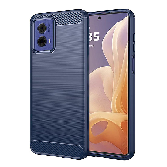 Techsuit - karbon szilikon - Motorola Moto G85 - kék (KF2332359)