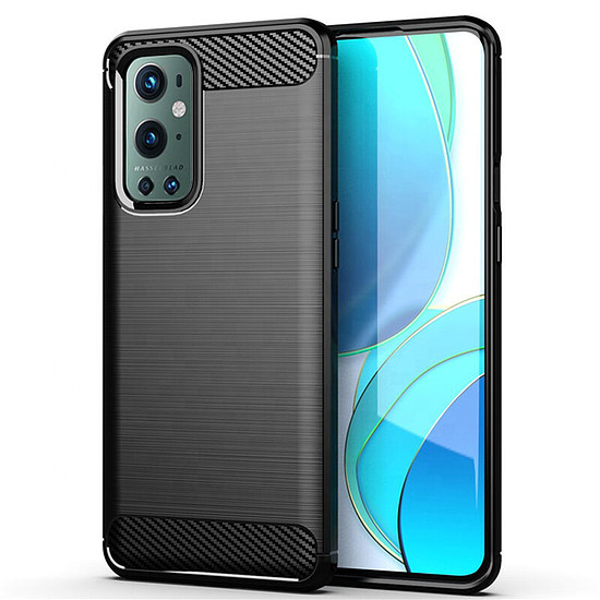 Techsuit - karbon szilikon - OnePlus 9 Pro - fekete (KF232982)