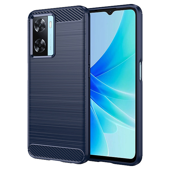 Techsuit - karbon szilikon - Oppo A57 4G / A57s / OnePlus Nord N20 SE - kék