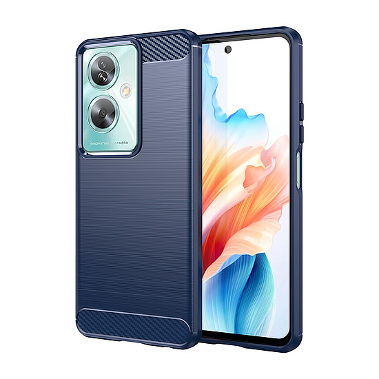 Techsuit - karbon szilikon - Oppo A79 5G / OnePlus Nord N30 SE - kék