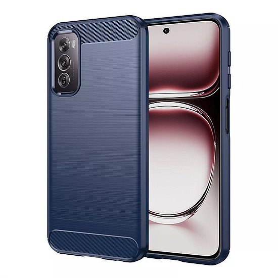 Techsuit - karbon szilikon - Oppo Reno12 Pro - kék (KF2332165)