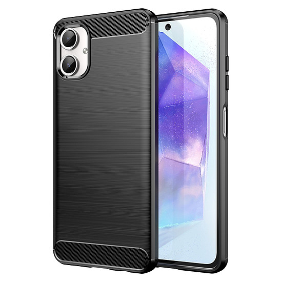 Techsuit - karbon szilikon - Samsung Galaxy A06 - fekete (KF2335821)