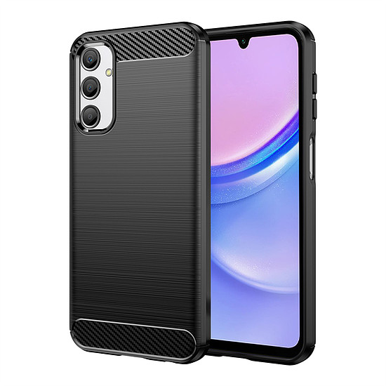 Techsuit - karbon szilikon - Samsung Galaxy A15 4G / A15 5G - fekete (KF2315557)