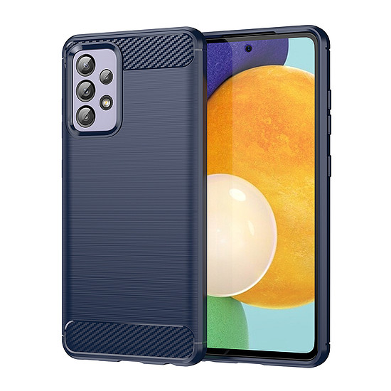 Techsuit - karbon szilikon - Samsung Galaxy A52 4G / A52 5G / A52s 5G - kék (KF2327943)