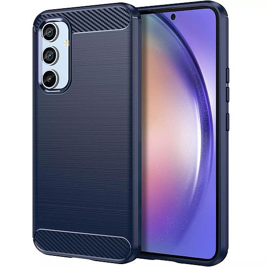 Techsuit - karbon szilikon - Samsung Galaxy A54 - kék (KF2327966)