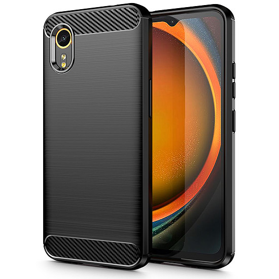 Techsuit - karbon szilikon - Samsung Galaxy Xcover7 - fekete (KF2318555)