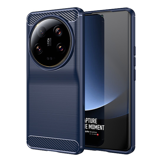 Techsuit - karbon szilikon - Xiaomi 13 Ultra - kék (KF2327981)