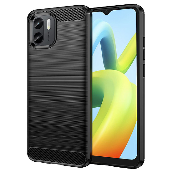 Techsuit - karbon szilikon - Xiaomi Redmi A1 / A2 - fekete (KF2315549)