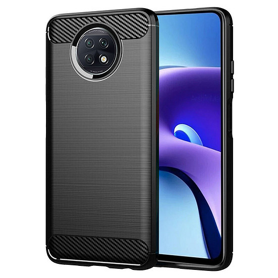 Techsuit - karbon szilikon - Xiaomi Redmi Note 9T - fekete (KF233400)