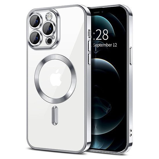 Techsuit - Luxury Crystal MagSafe - iPhone 12 Pro Max - Ezüst (KF2324552)