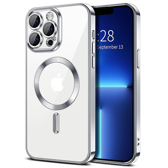 Techsuit - Luxury Crystal MagSafe - iPhone 13 Pro Max - Ezüst (KF2324588)