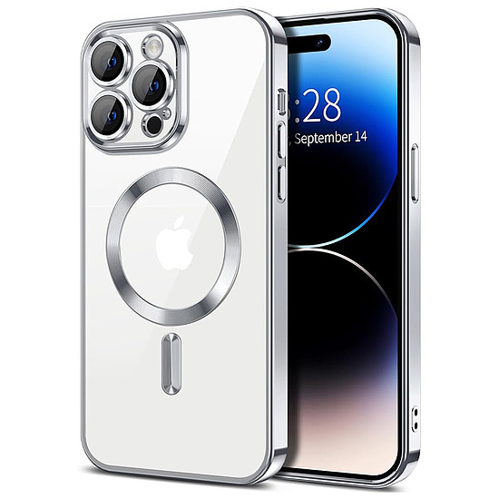 Techsuit - Luxury Crystal MagSafe - iPhone 14 Pro Max - Ezüst (KF2324624)