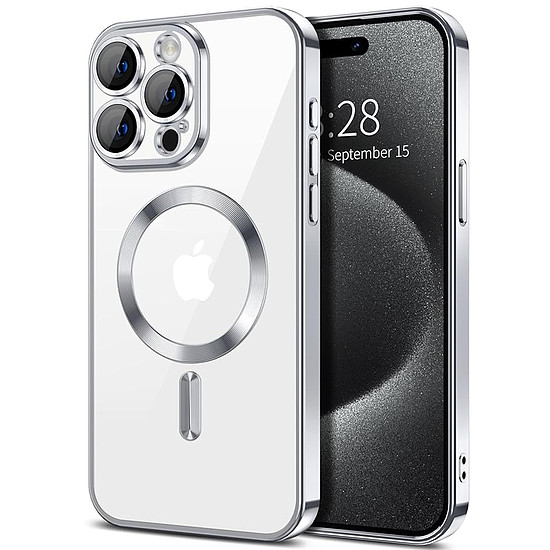 Techsuit - Luxury Crystal MagSafe - iPhone 16 Pro Max - Ezüst (KF2335136)