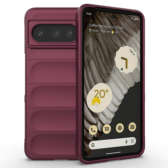 Techsuit - Magic Shield - Google Pixel 8 Pro - Bordeaux (KF2322957)