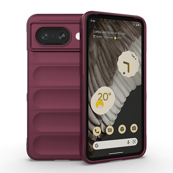 Techsuit - Magic Shield - Google Pixel 8a - Bordeaux (KF2323107)