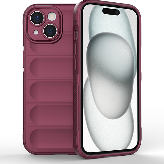 Techsuit - Magic Shield - iPhone 15 Plus - Bordeaux (KF2322981)