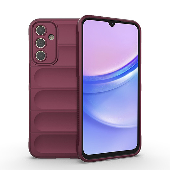 Techsuit - Magic Shield - Samsung Galaxy A15 4G / A15 5G - Bordeaux (KF2322639)