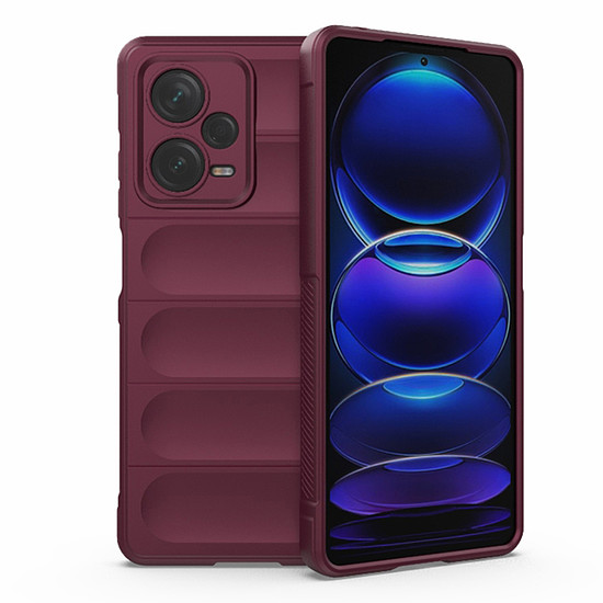 Techsuit - Magic Shield - Xiaomi Redmi Note 12 Pro 5G - Bordeaux