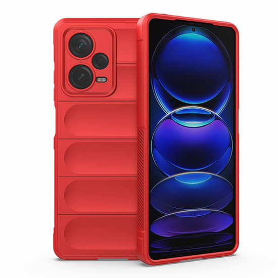 Techsuit - Magic Shield - Xiaomi Redmi Note 12 Pro 5G - Piros