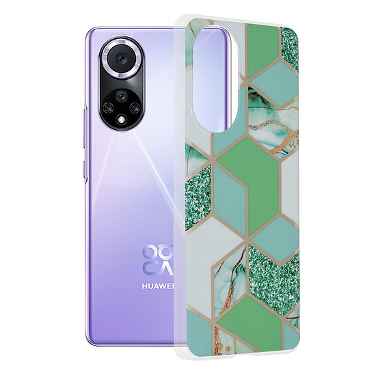 Techsuit - Marble Series - Huawei nova 9 / Honor 50 - Green Hex (KF238929)