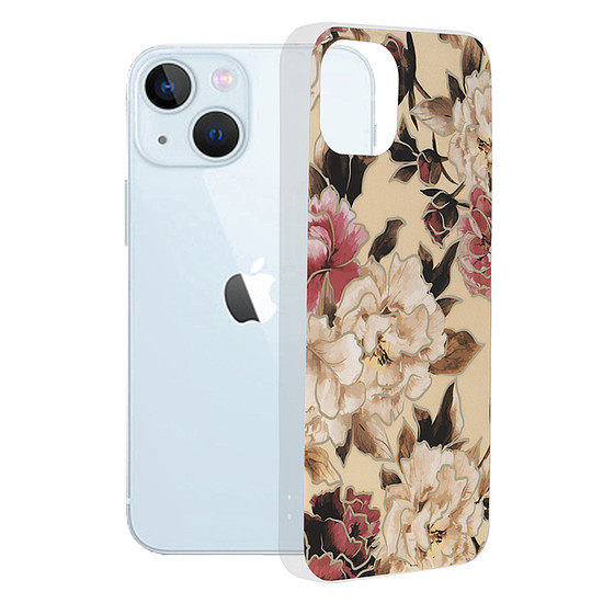 Techsuit - Marble Series - iPhone 13 - Mary Berry Nude (KF238825)