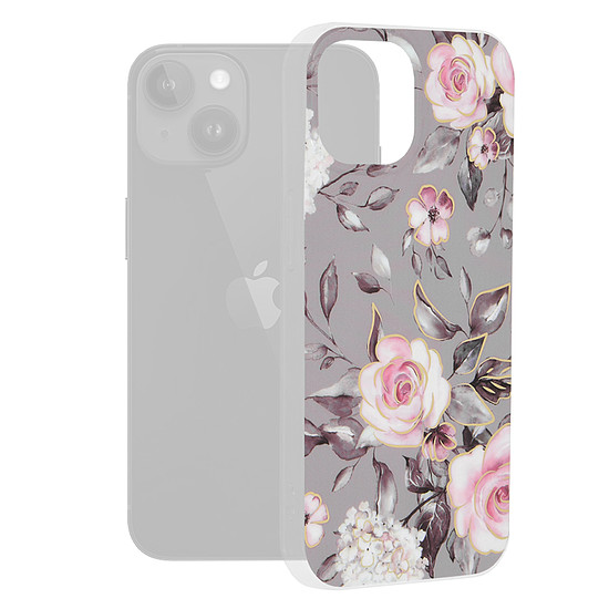 Techsuit - Marble Series - iPhone 15 - Bloom of Ruth Gray (KF2314110)